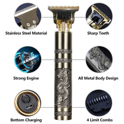 Professional Vintage T9 Dragon Style Trimmer for men